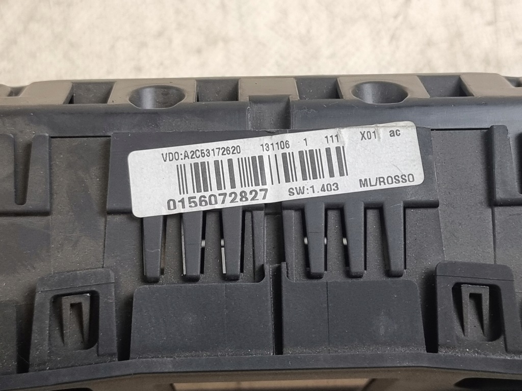 фото №9, Лічильник прилади оригінальний номер 0156072827 alfa romeo 159 1.9 jtdm