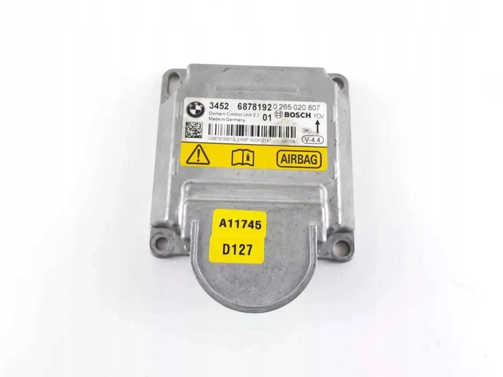 фото №1, Bmw 6 f12 f13 блок керування подушка безпеки 6878192