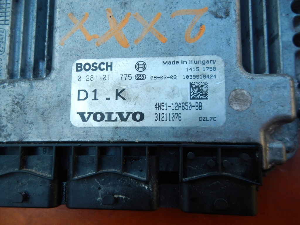 фото №5, Набор стартовый бортовой компьютер volvo c30 1.6d