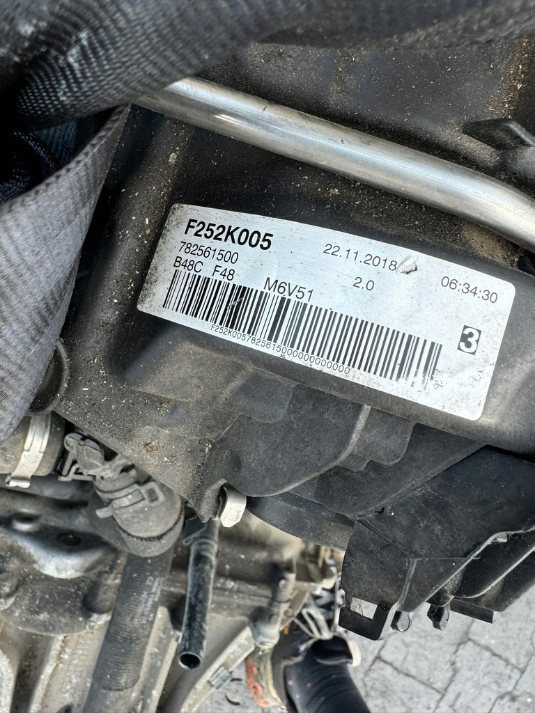 фото №6, Двигатель kompletny bmw x1 mini countryman 2.0 бензин e6 2019 rok b48c b48a20