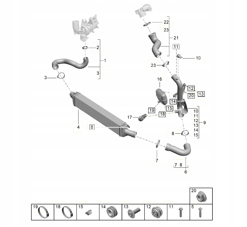 фото №1, Wąż тисковий porsche macan 2.0 r4 95b145790f