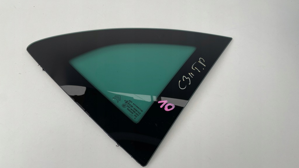 фото №4, Скло кузовна citroen c3 ii правий лівий задня 10r