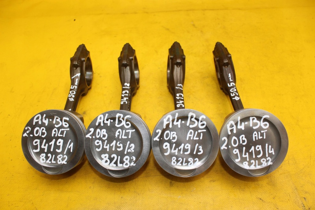 фото №9, Поршень поршни шатун шатун a4 b6 a6 c5 passat b5 fl 2.0 alt 82l82 06ba