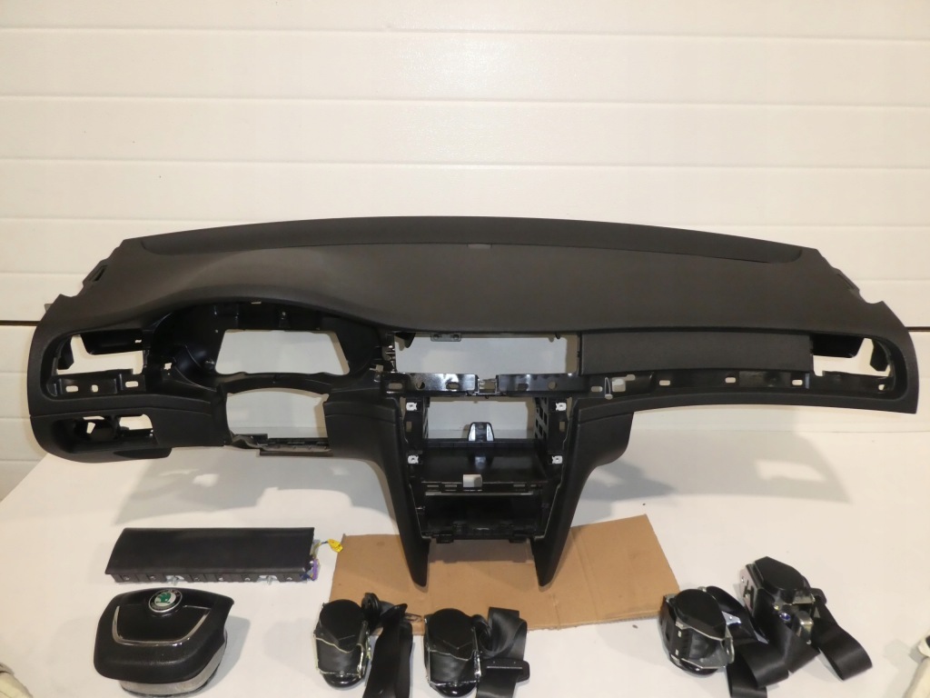 фото №7, Skoda superb ii панель приладів консоль подушка безпеки шторки безпеки ремені