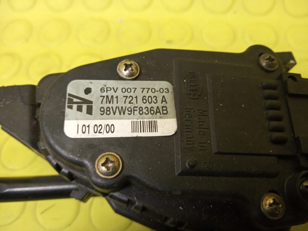 фото №3, Ford galaxy потенціометр педаль газу 6pv00777003