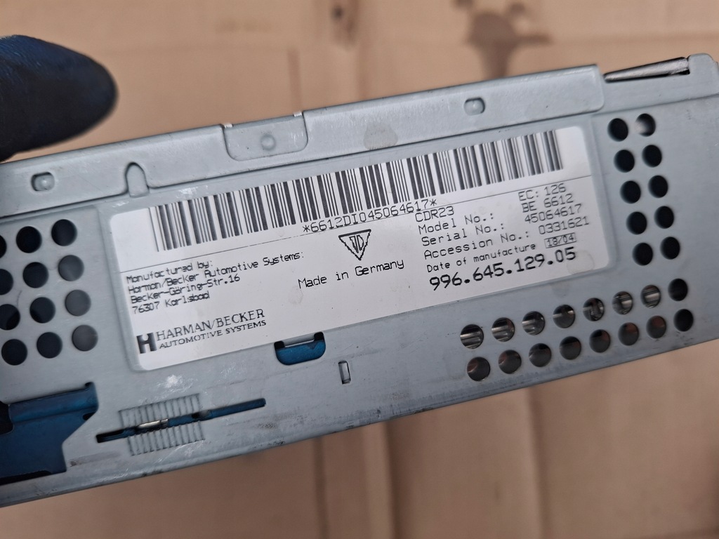 фото №8, Радио porsche 911 996 04r 99664512905