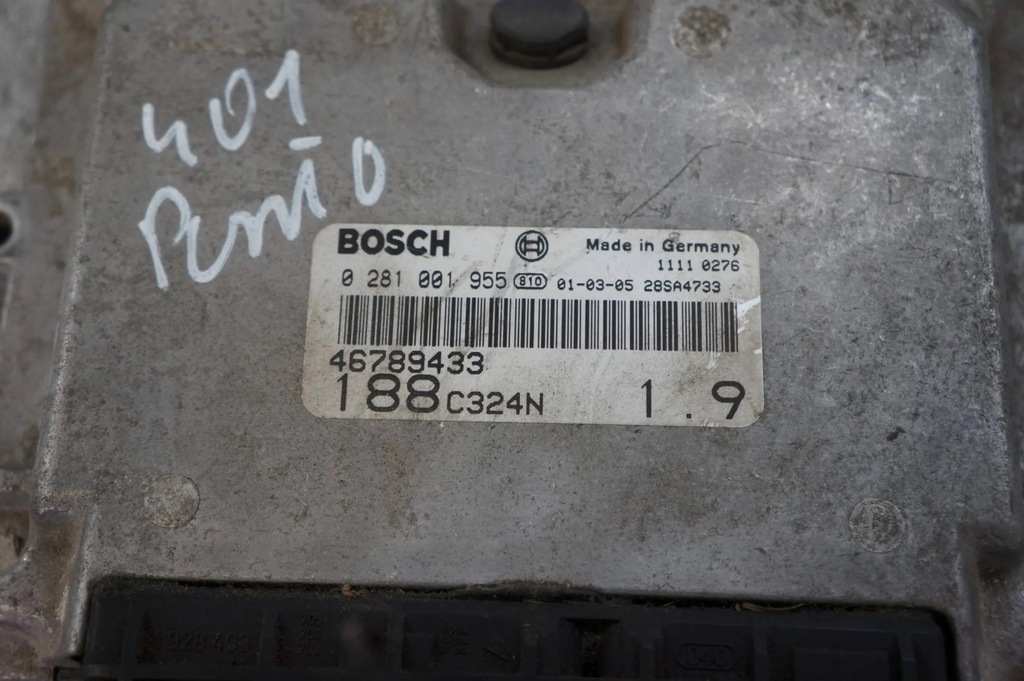 фото №6, Блок управления двигателя 46789433 fiat punto ii 1.9