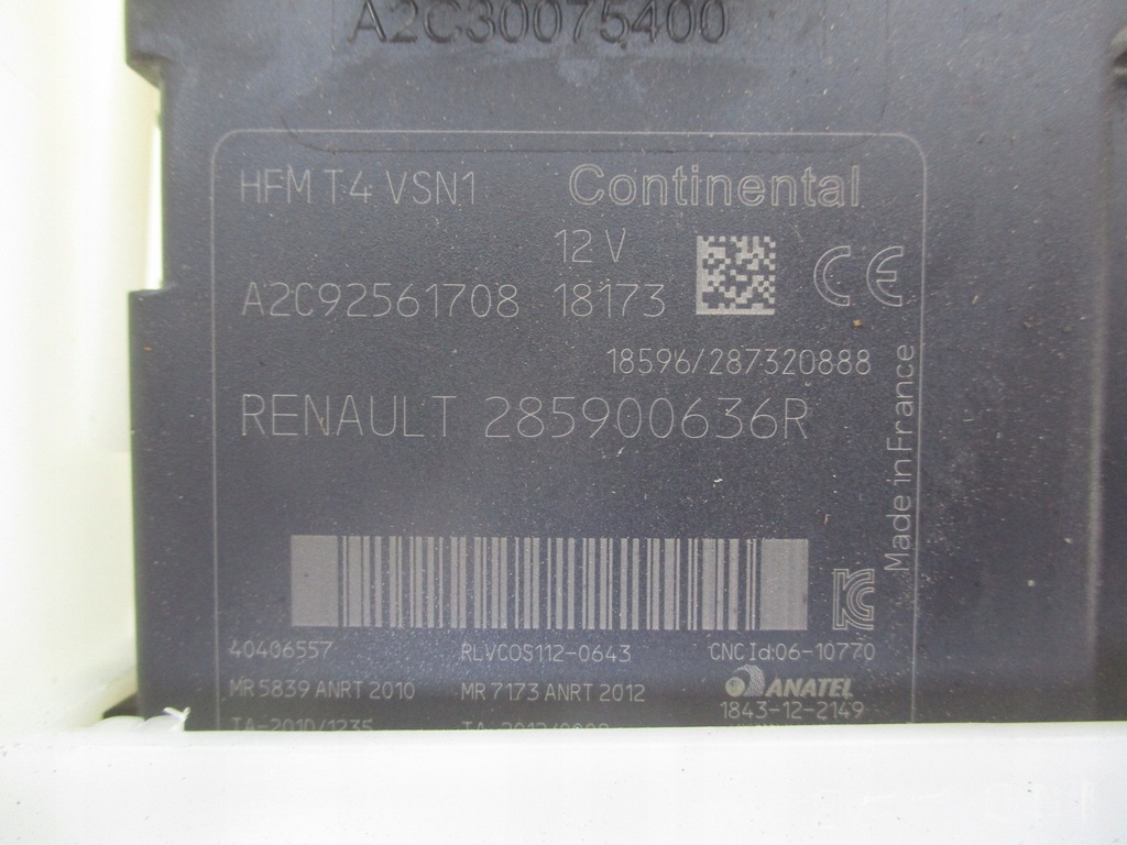 фото №10, Renault captur i clio iv бортовий комп'ютер bsi 2xkarta 1.2 tce kpl набір пусковий