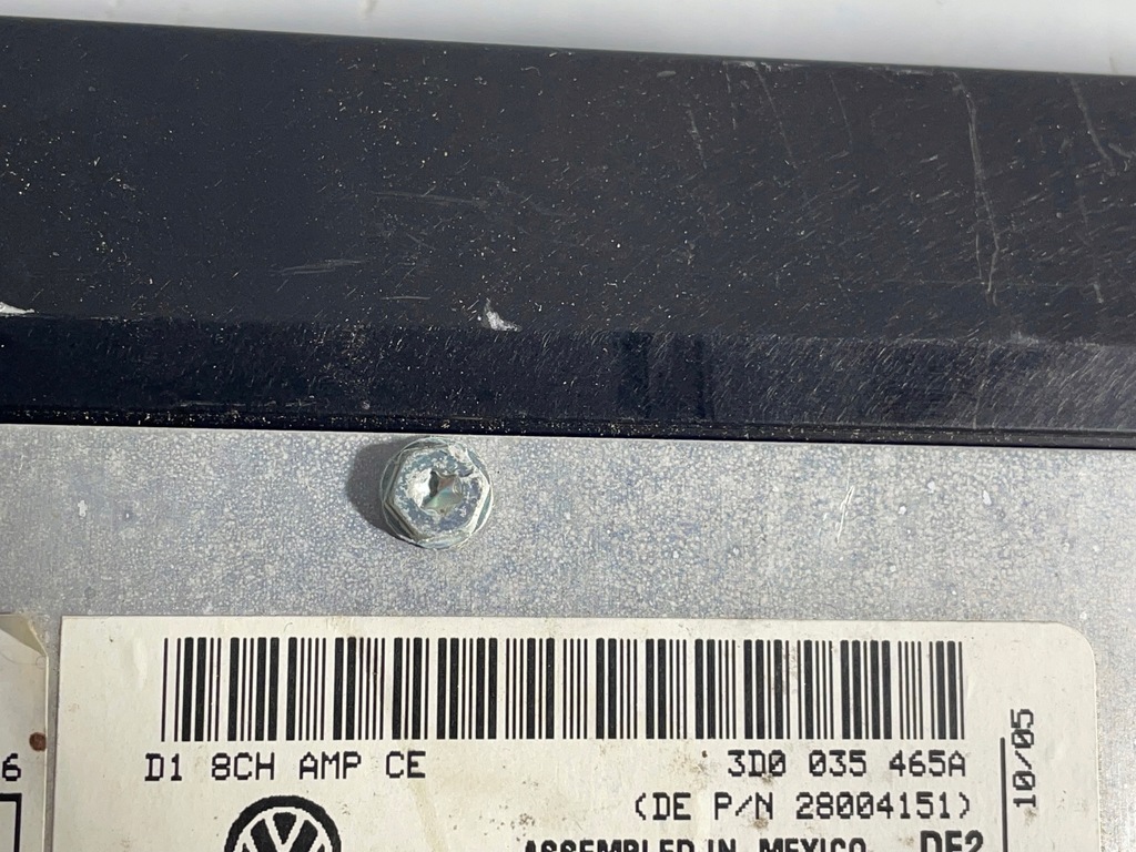 фото №7, Підсилювач радіо vw phaeton 3d0035465a