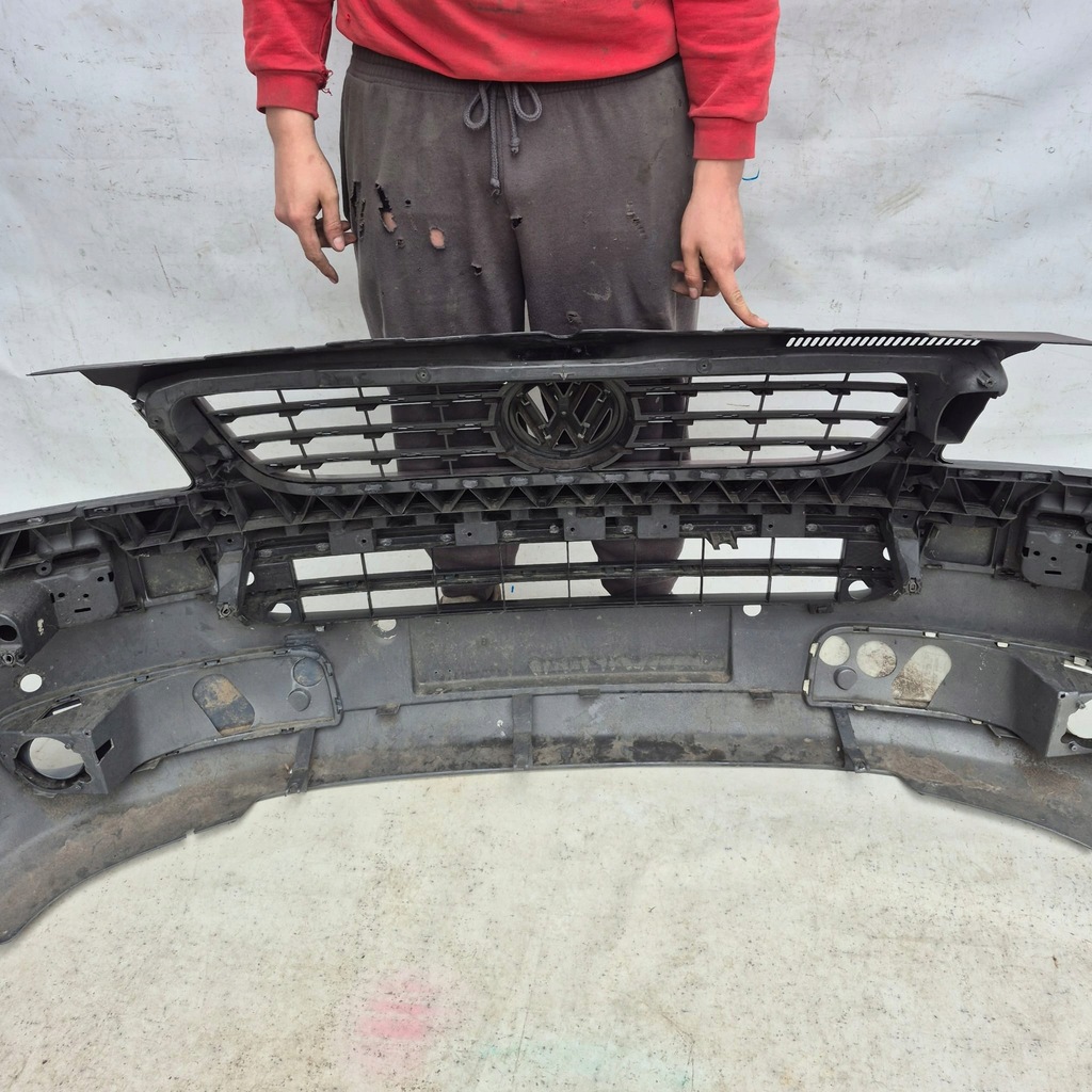 фото №14, Vw transporter t5 multivan 03-09 бампер перед передній pdc