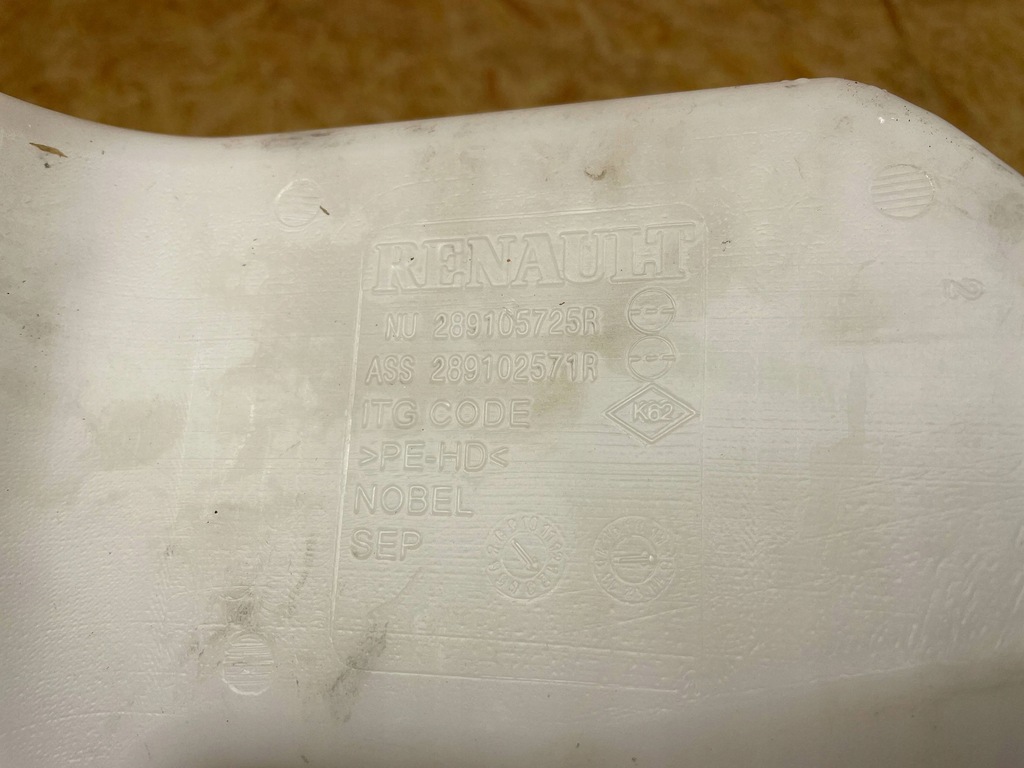 фото №9, Бак жидкость омывателя помпа renault zoe i 289105725r 2013-