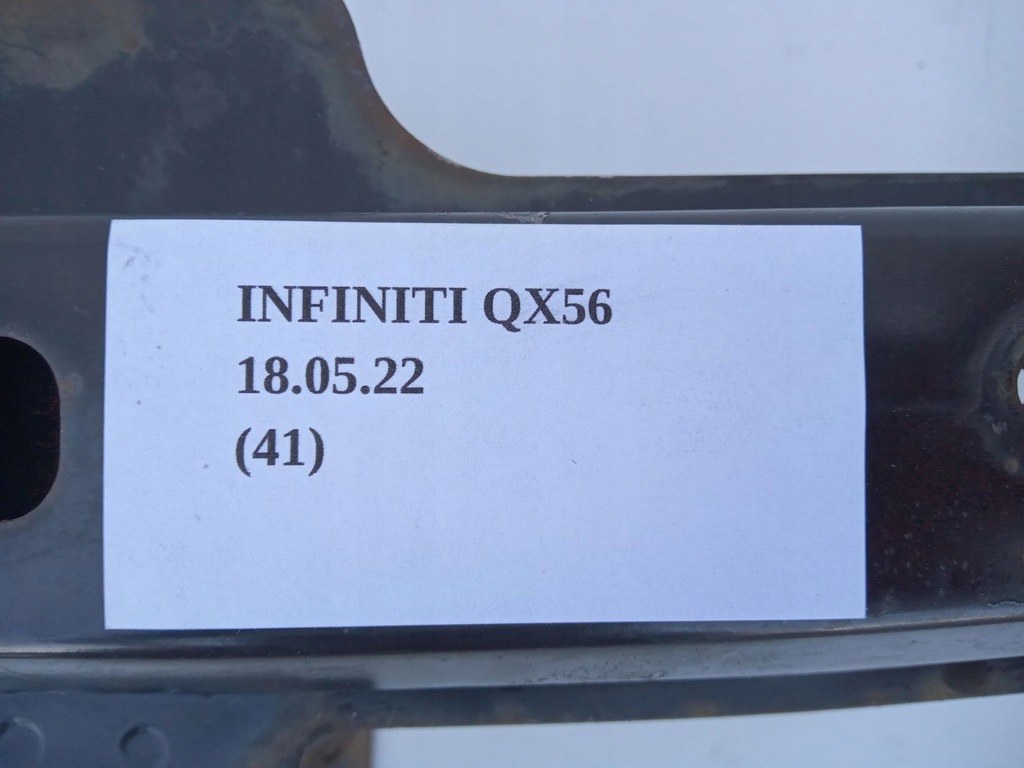 фото №7, Кронштейн напрямна бампера перед infiniti qx56