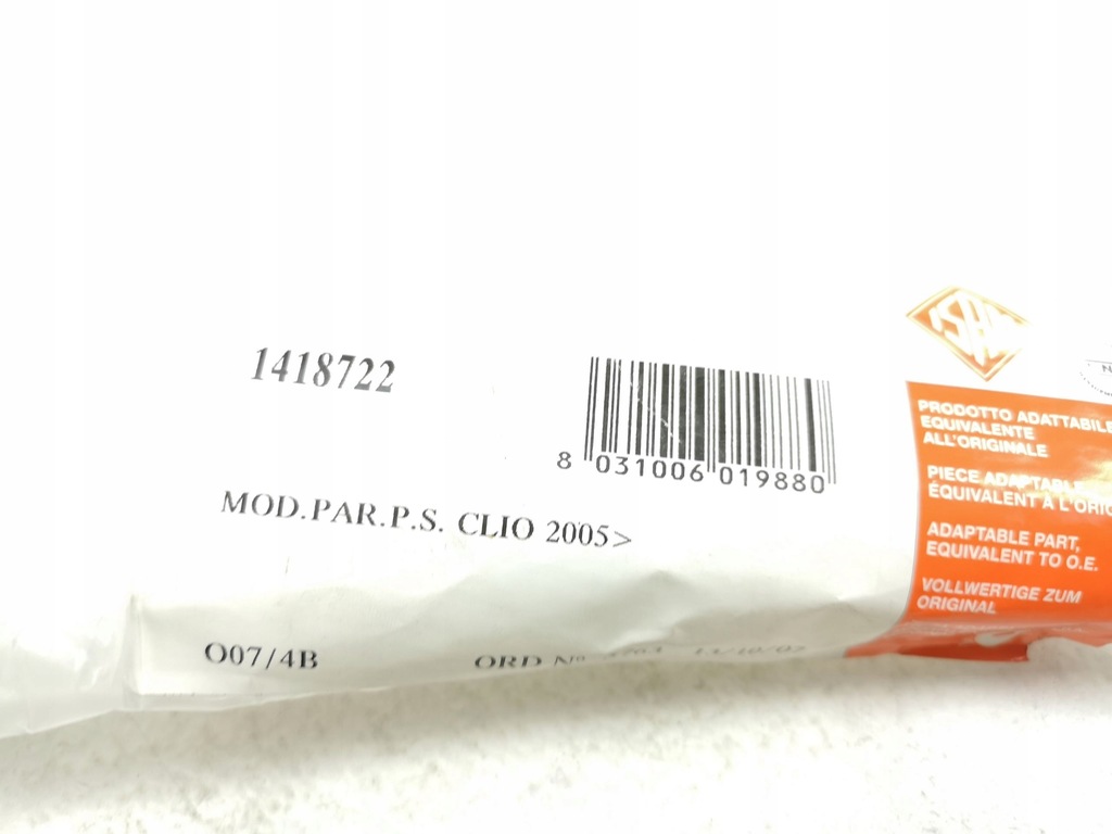 фото №4, Молдинг бампера лівий задня renault clio 05-09