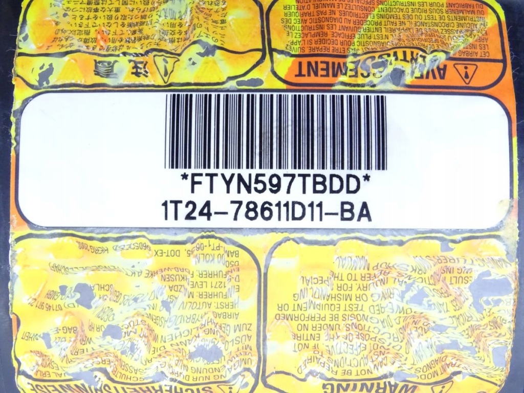 фото №4, Mazda tribute подушка подушка безопасности сиденье левый перед