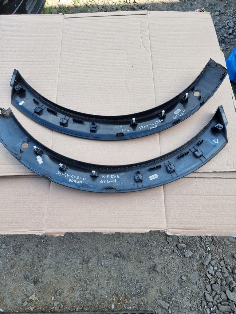 фото №14, Kia ev6 gt-line 23r молдинг крыла левый задняя 87743-cvdb0
