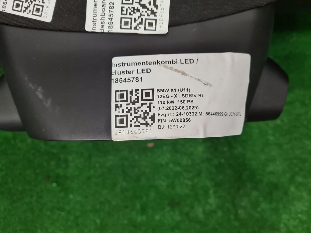 фото №5, Bmw x1 u11 приборная панель приборная консоль nieregenerowana uk