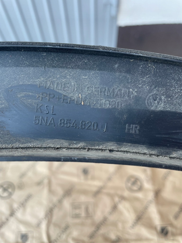 фото №6, Vw tiguan ii 5na накладка задняя левая молдинг крыла 5na854820j