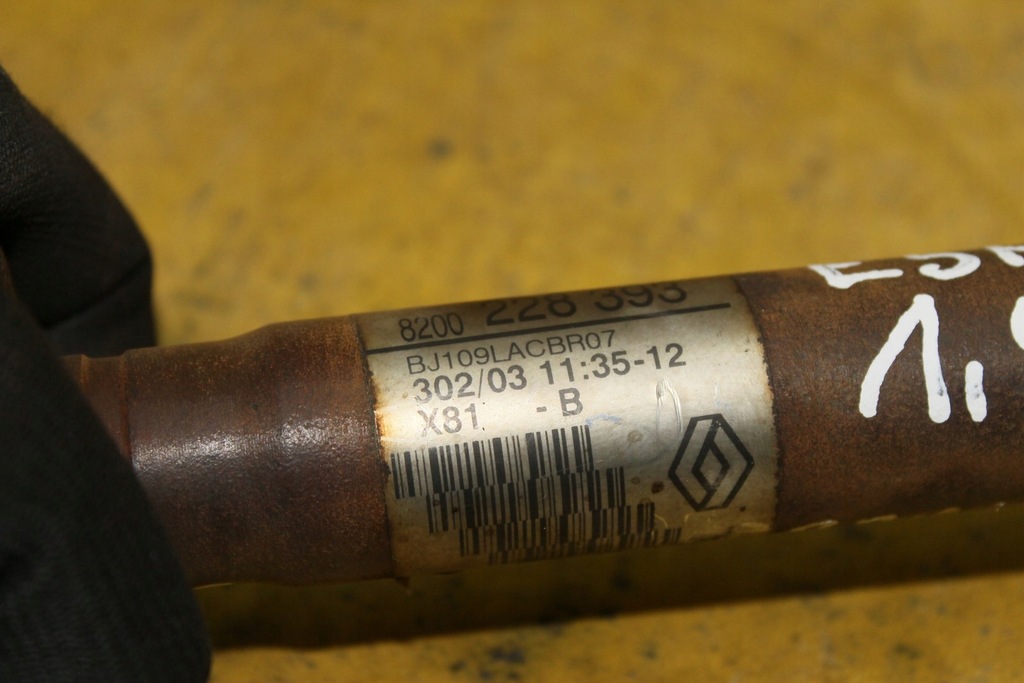 фото №7, Привідний вал ліва renault espace iv 1.9 dci 8200228393