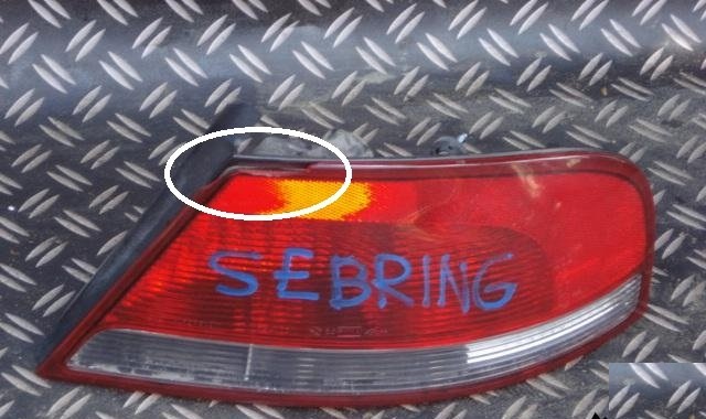 фото №1, Chrysler sebring 01-03 лампа задня права задня