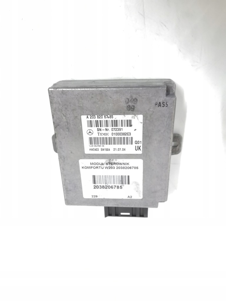 Купити Mercedes модуль блок керування temic 2038206785