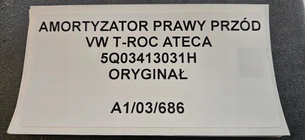 фото №6, Амортизатор правий перед vw t-roc ateca 5q0413031h