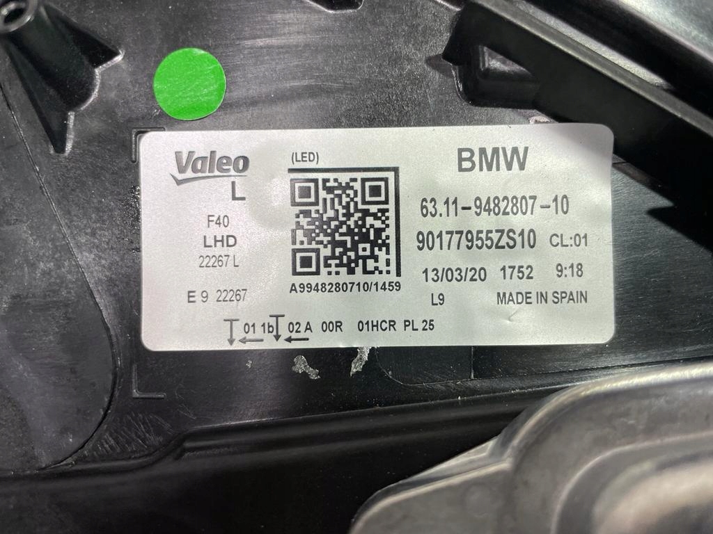 фото №16, Bmw 1 f40 full led лампа левая правая