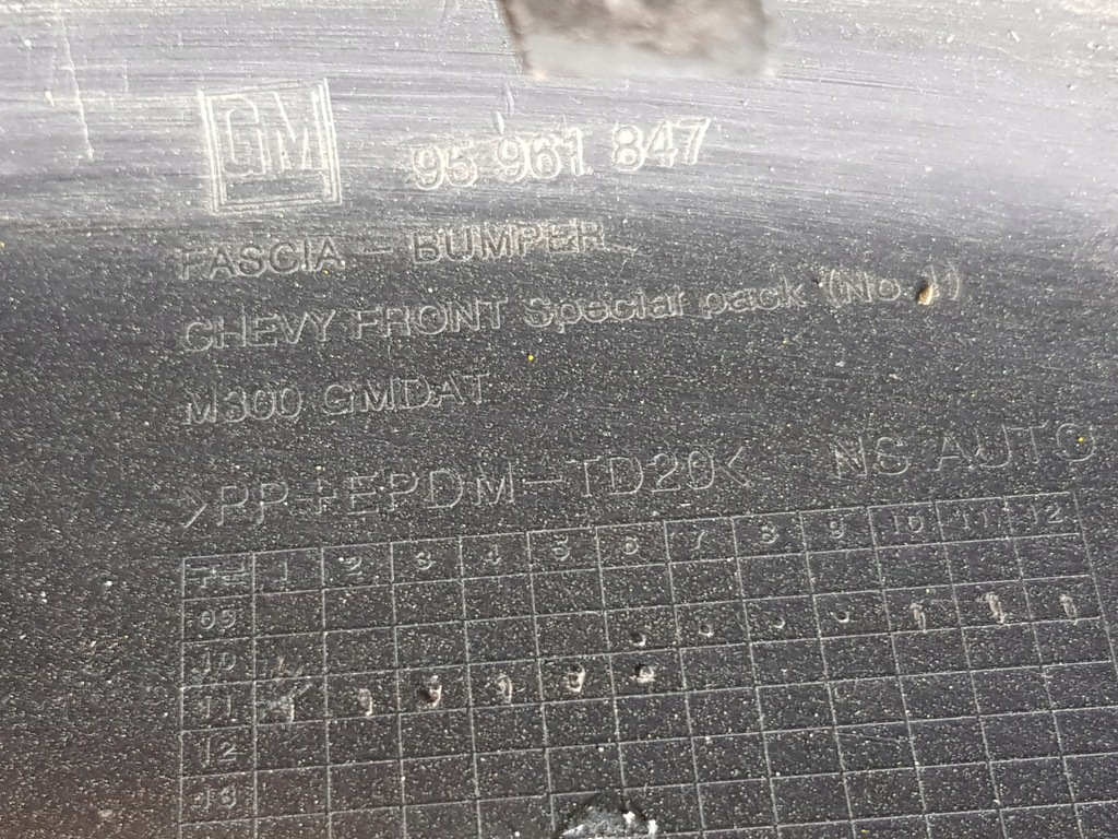 фото №10, Chevrolet spark m300 бампер перед передний