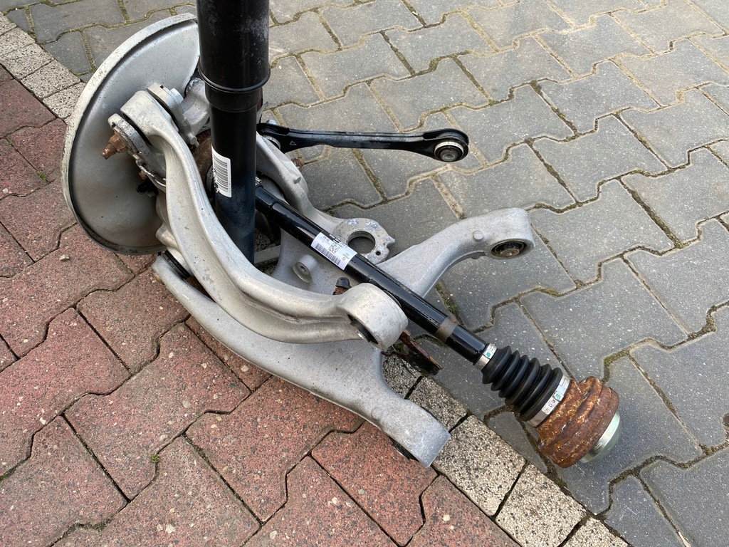 фото №9, Audi a6 c7 3.0 поворотний кулак лівий задня 8r0505431f привідний вал важіль підвіска амортизатор