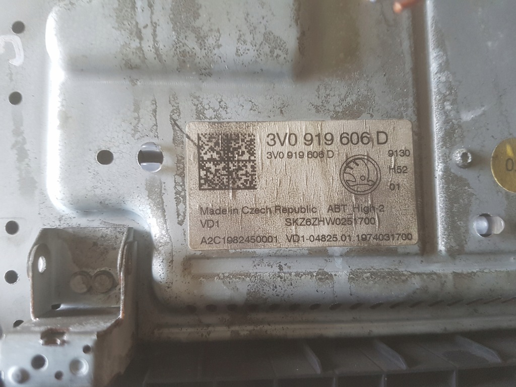 фото №7, Skoda superb 3 iii дисплей екран навігації 3v0919606d