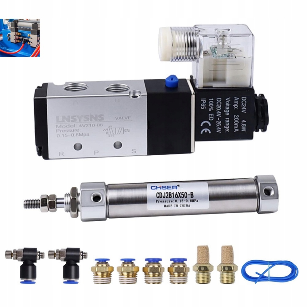 фото №11, Клапан elektromagnetyczny24v200ma1/4 легка електропроводка низькі знос energii