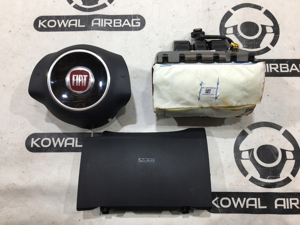 фото №5, Fiat 500e 500 e usa панель приладів консоль подушка безпеки подушки безпеки оригінал демонтаж