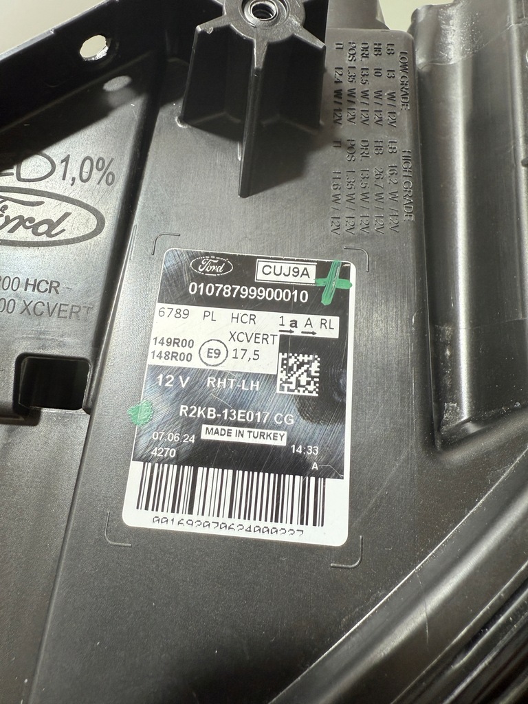 фото №13, Передняя левая лампа ford explorer ev 23- bdb