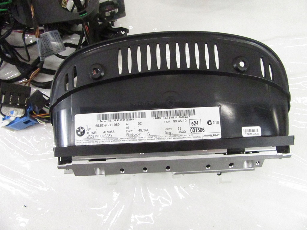 фото №15, Навігація cic радіо зчитувач панель джгут екран idrive bmw 3 e90 e91 e92 e93