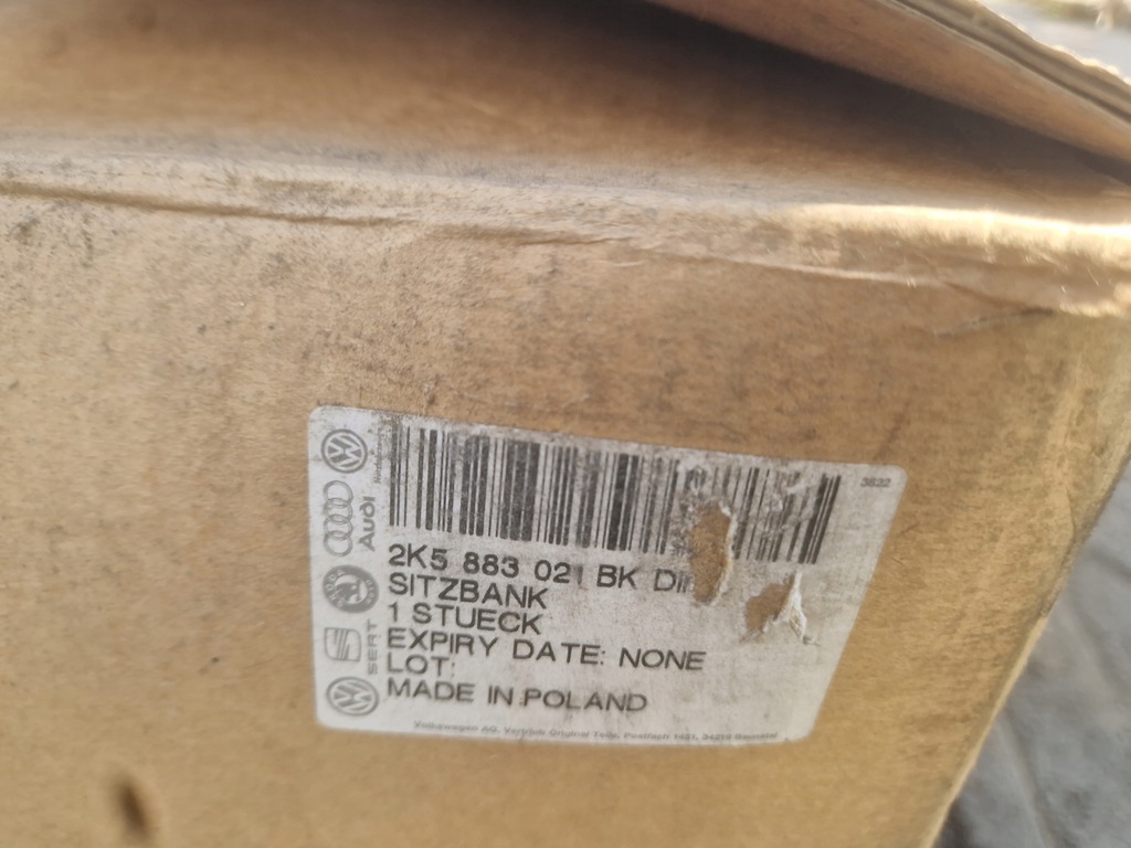 фото №14, Vw caddy 10- сидіння сидіння 2 легкові задня задні 2 ряд складний 2k5883105 pas