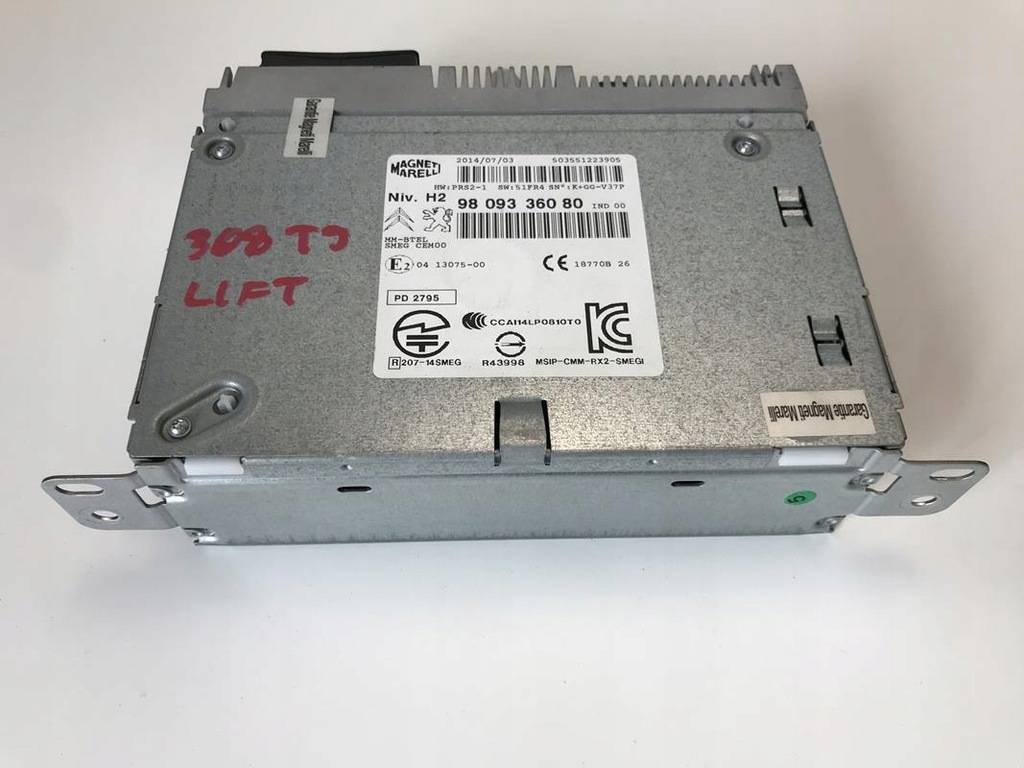 фото №1, Peugeot 308 радио навигация 9809336080