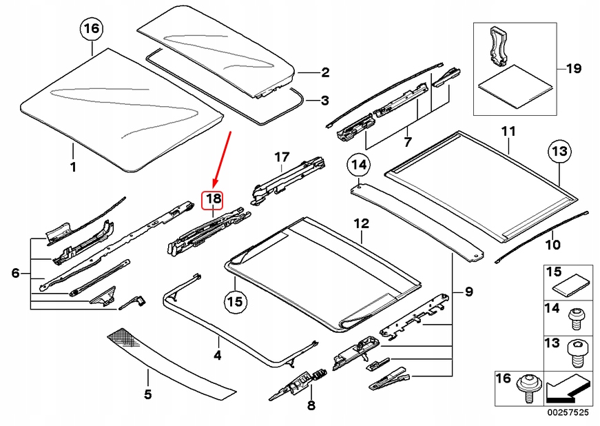 фото №10, Bmw 5 touring e61 передняя часть gate панорама люк 54107306685 7306685