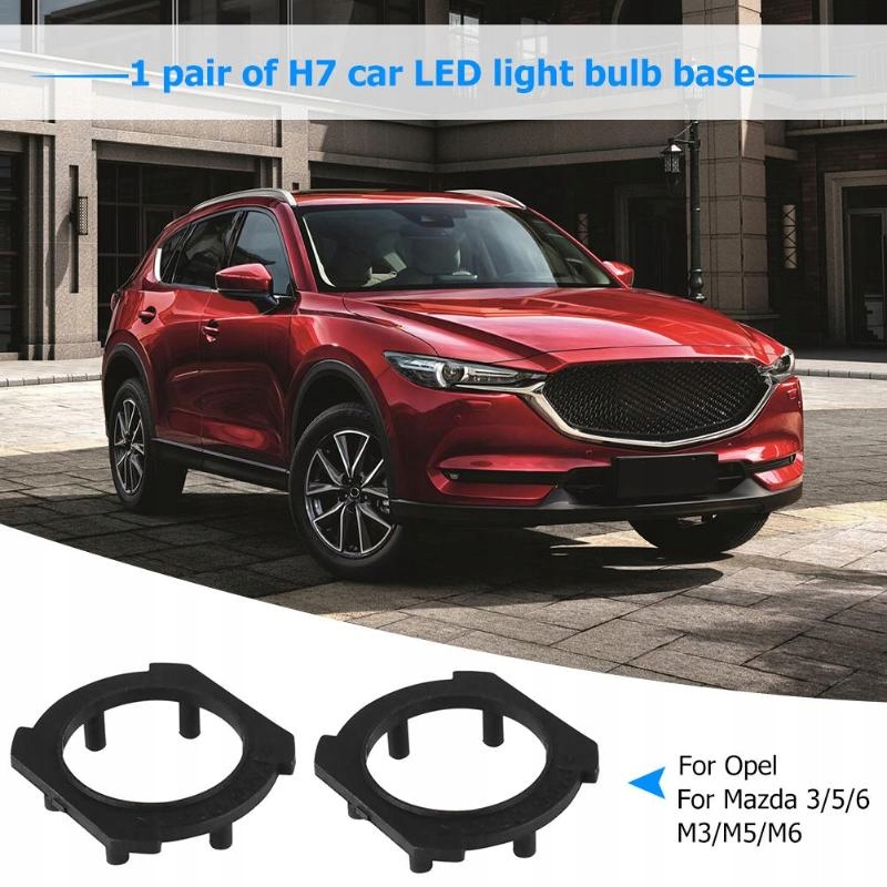 фото №2, Адаптер h7 led do фари opel, crv, mazda
