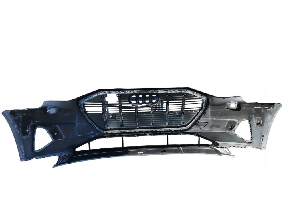 Бампер, решётка радиатора, решётка радиатора, решётка средняя, спойлер нижний audi e-tron 4ke 131. Недорого