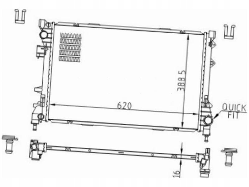 Радиатор hart 643 024 Цена