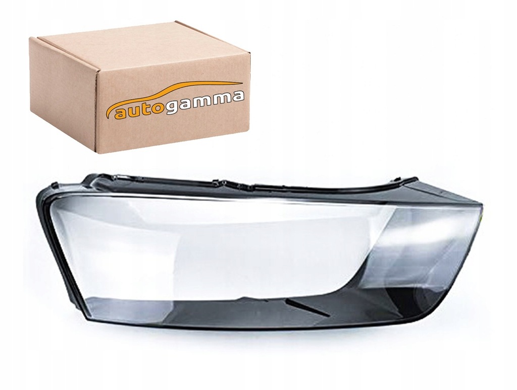 фото №14, Premium стекло фары правый корпус стекло фара audi q3 lift 16-18r. тёмный