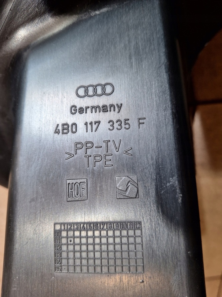 фото №8, Повітрозабірник повітря лівий audi a6 c5 2.7 bt biturbo