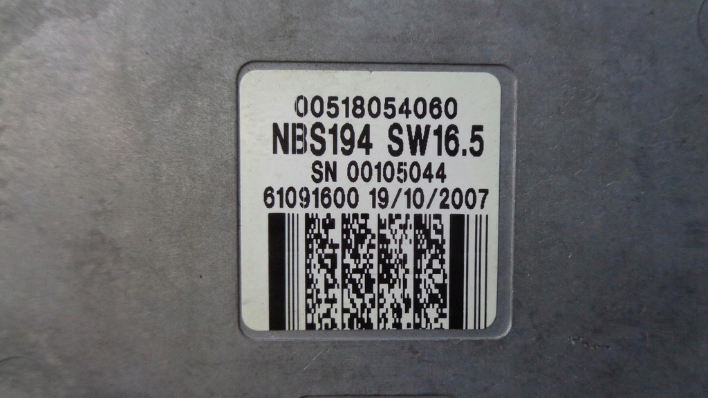 фото №16, Бортовий комп'ютер замок запалювання bsi fiat croma 2 ii lift fl 1.9 8v m-jet 2007-2011r.