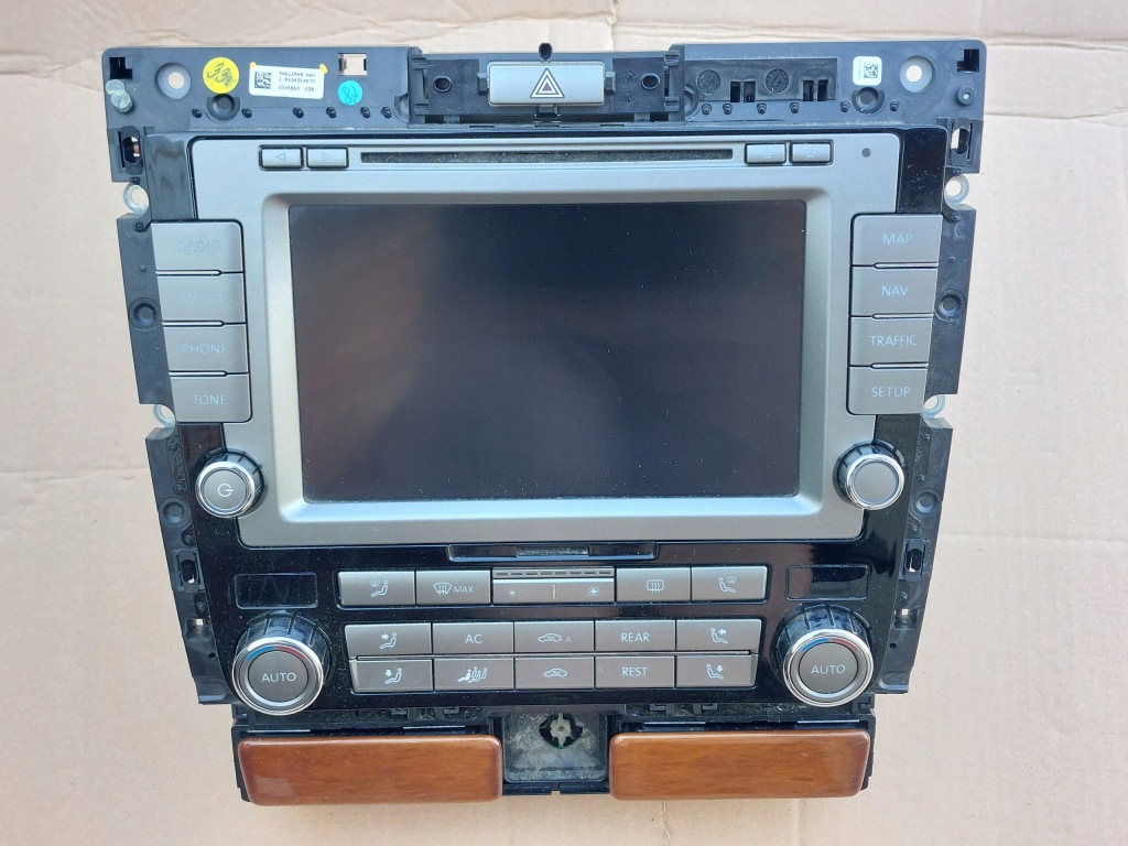 фото №1, Vw phaeton ii lift радіо навігація navi 3d0035005f 3d0035680b + kod 0972