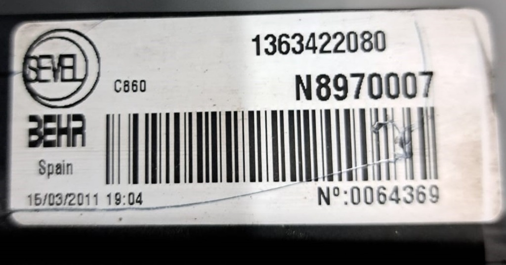 фото №8, Вентилятори корпус радіатора вентилятор fiat ducato 2.0 2.3 jtd 1363422080