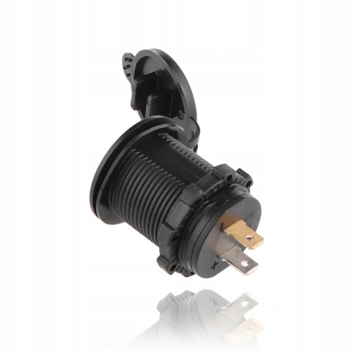 фото №14, Роз'єм зарядний пристрій автомобіль 2x usb 3,1a 12-24v