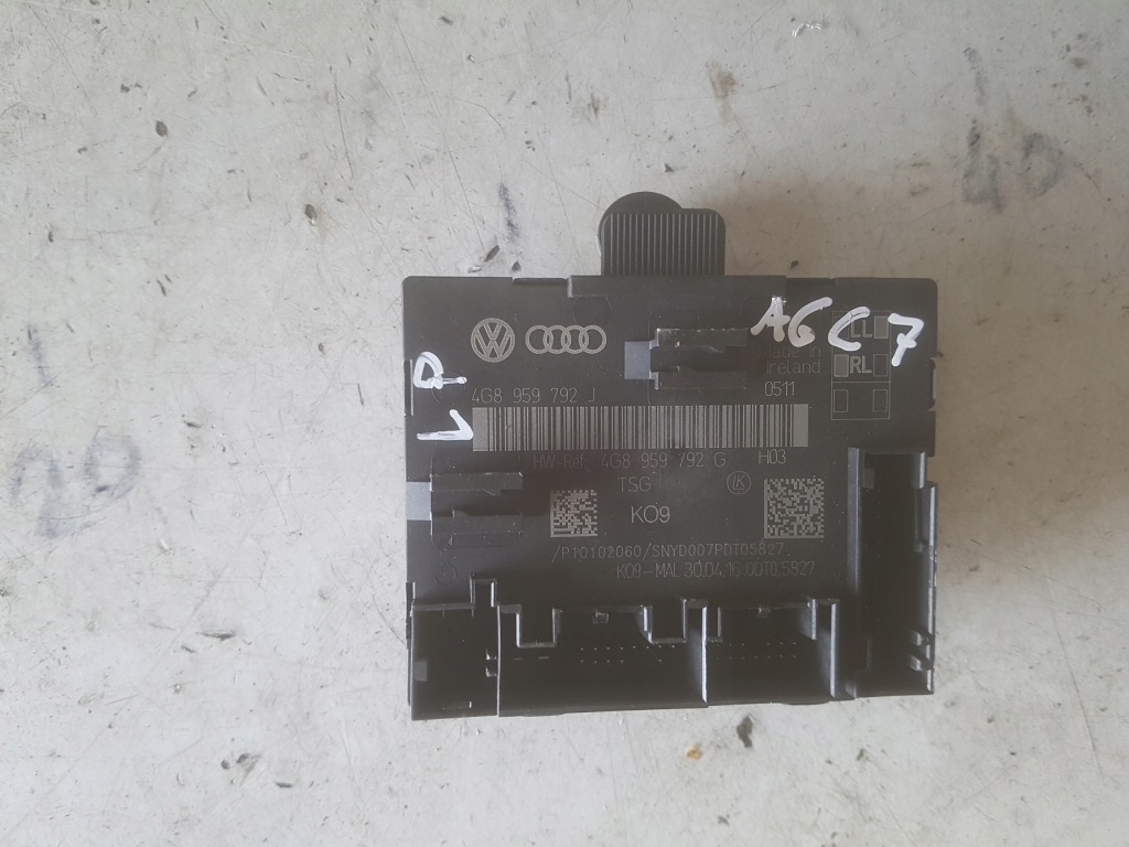 фото №1, Модуль дверь правый перед audi оригинальный номер 4g8959792j