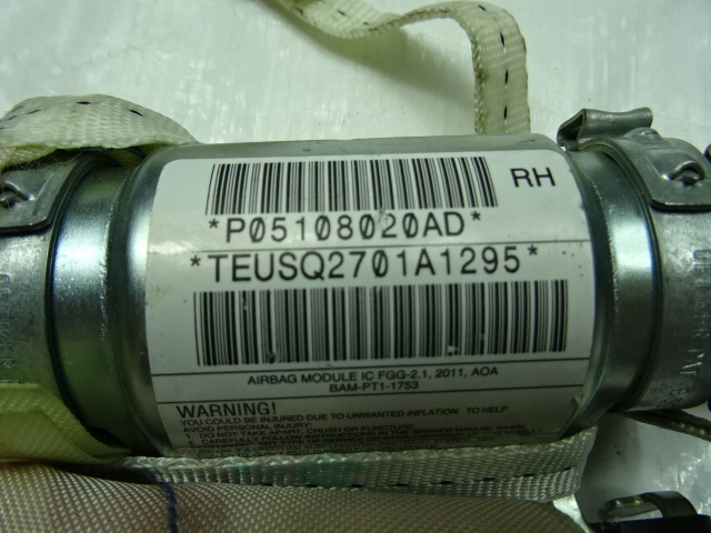 фото №9, Jeep grand cherokee wk2 шторка безопасности подушка безопасности правая