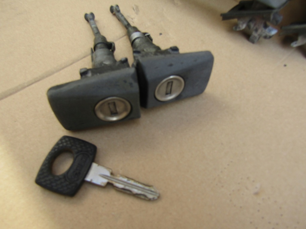 19 mercedes w124 85-89 замок зажигания 2x вкладка замка дверь 1 ключ комплект с Разборки