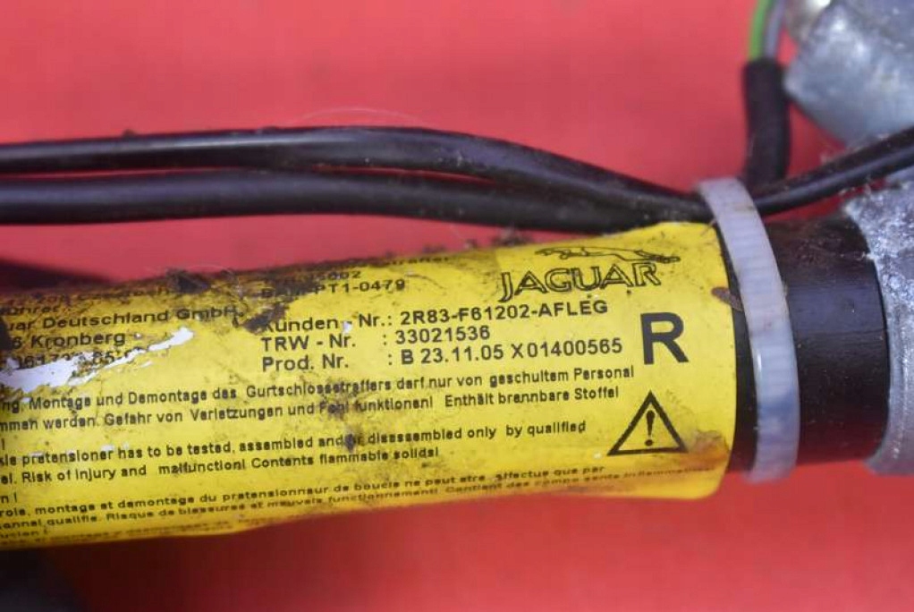 фото №7, Натяжитель клипса поперечина правый перед 2r83-f61202-afle jaguar s-type 04-08