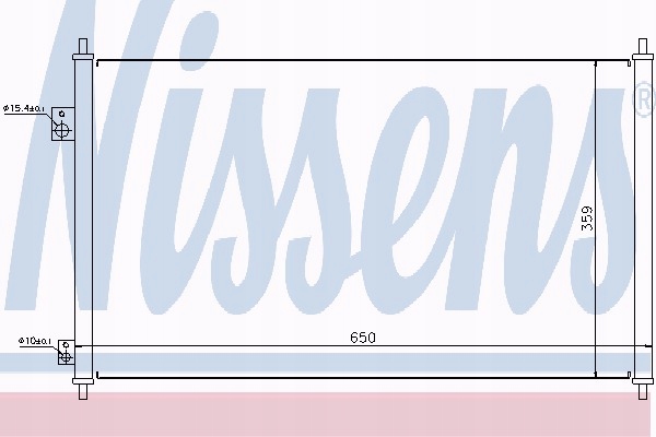 фото №12, Конденсатор кондиционера honda civic vii 1.4/1.6/1.7